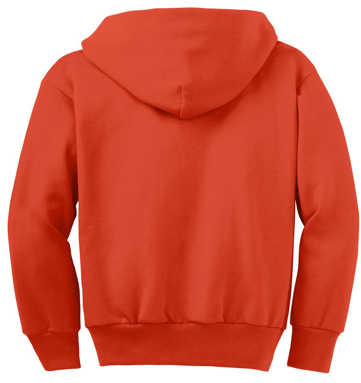 Port & Company® Youth Core Fleece Full-Zip Hooded Sweatshirt 2