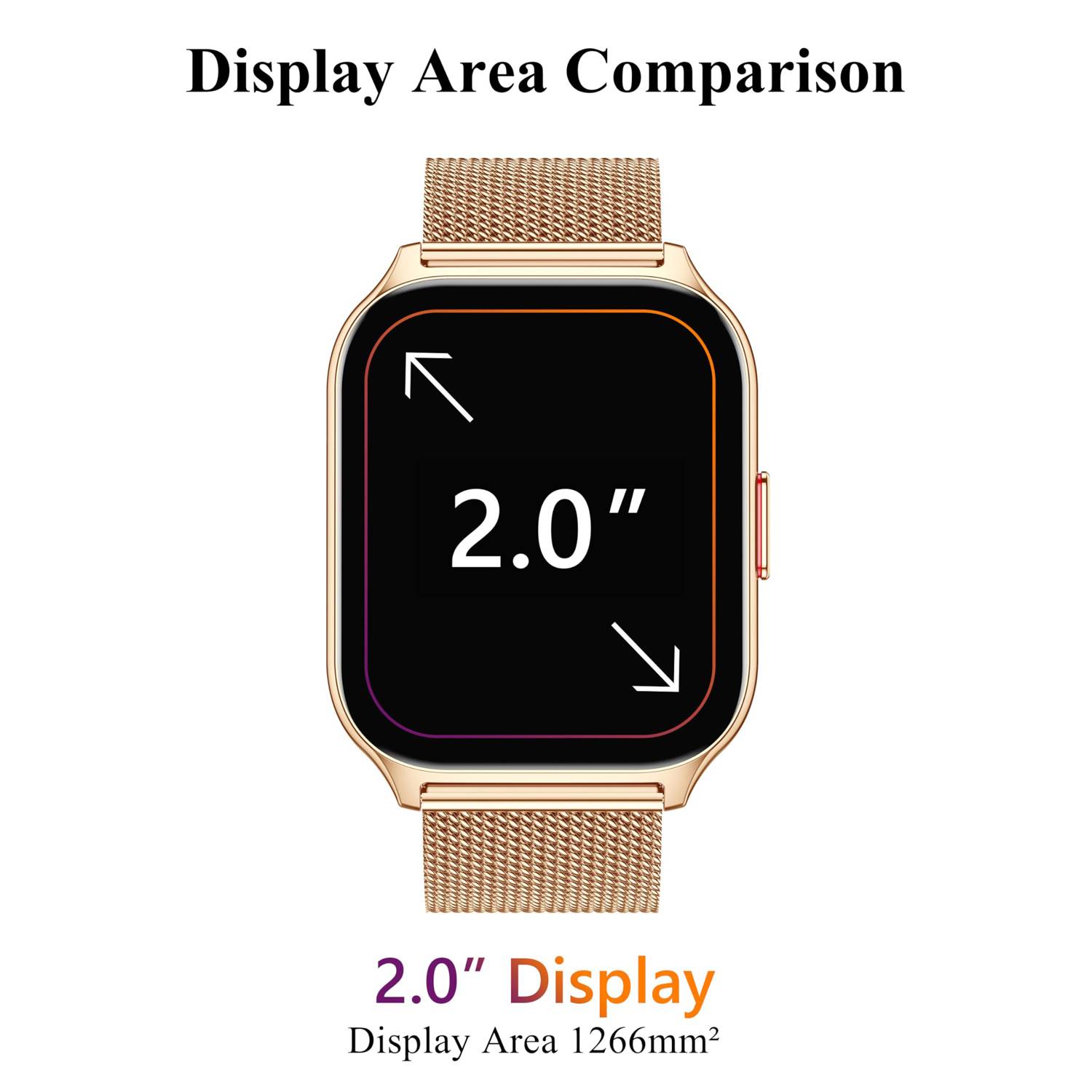 HD Screen Heart Rate Tracker Waterproof Sport Smartwatch 5