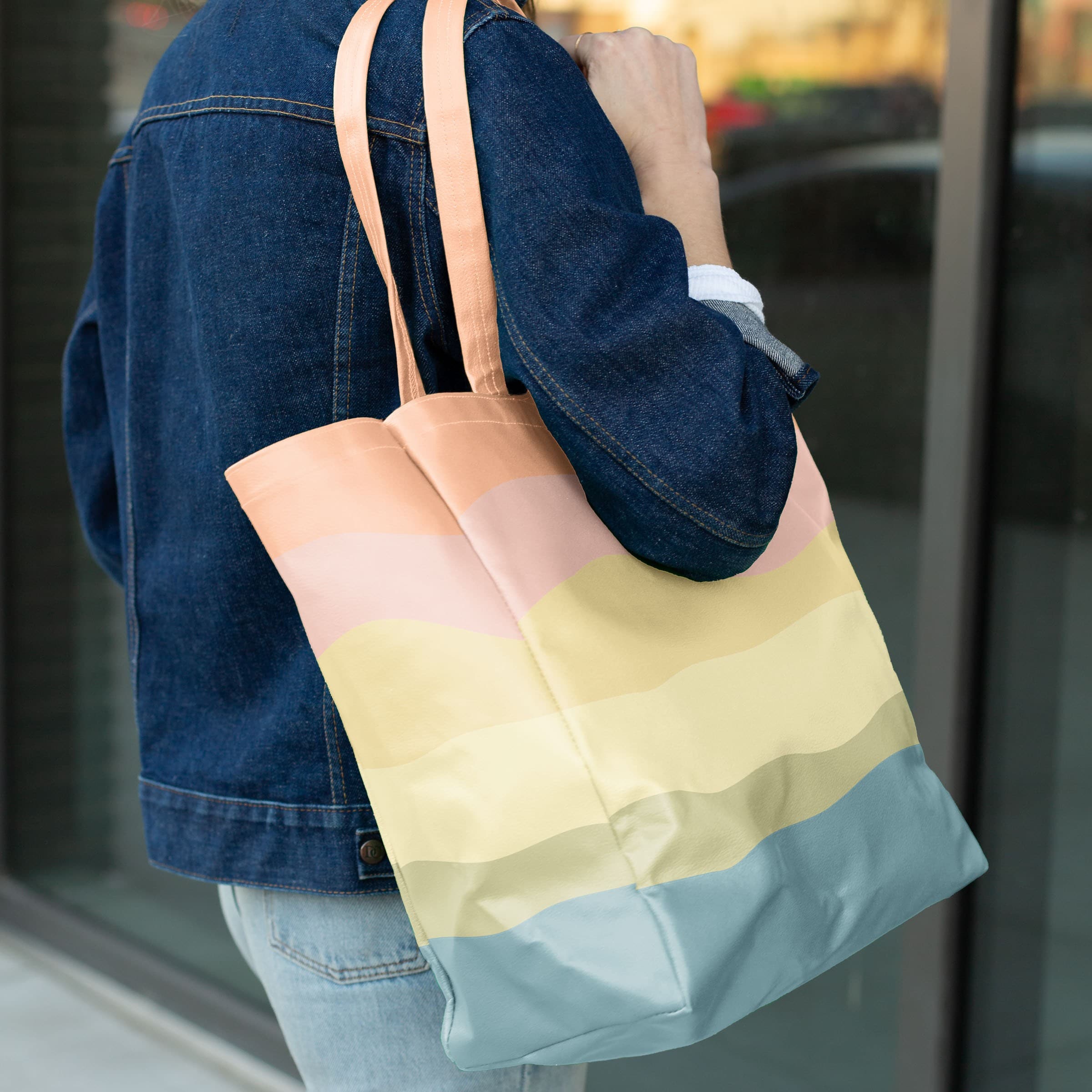 ALL THAT GROCERY TOTE - VEGAN LEATHER