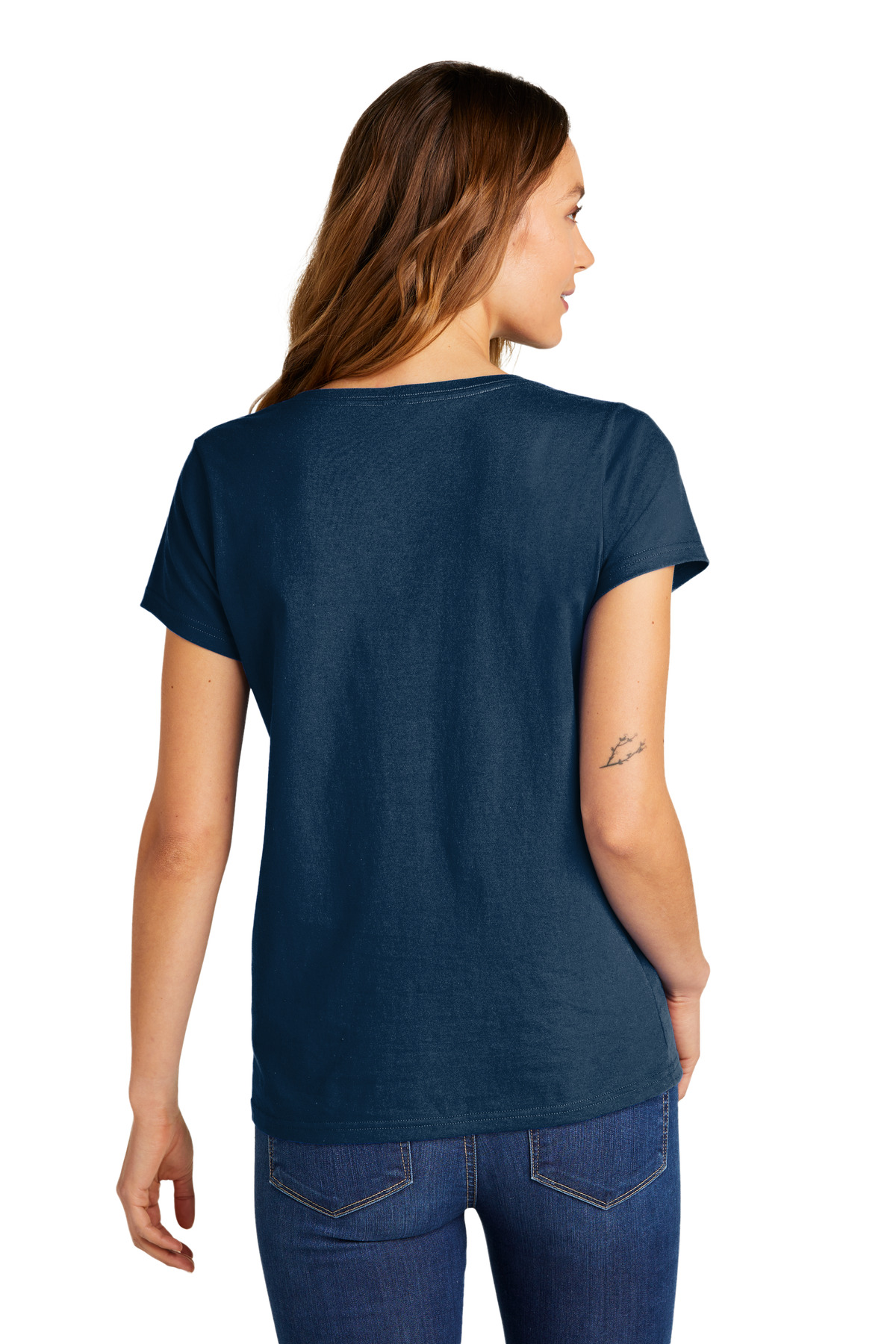 District Women's The Concert Tee V-Neck DT5002 22