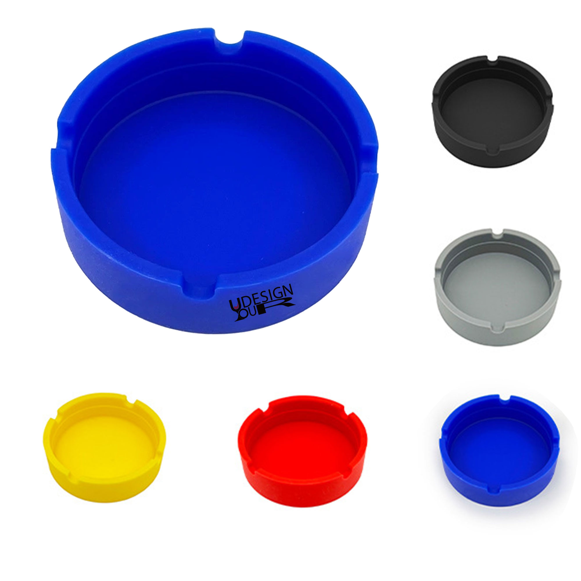Eco - Friendly Silicone Round Ashtray 3