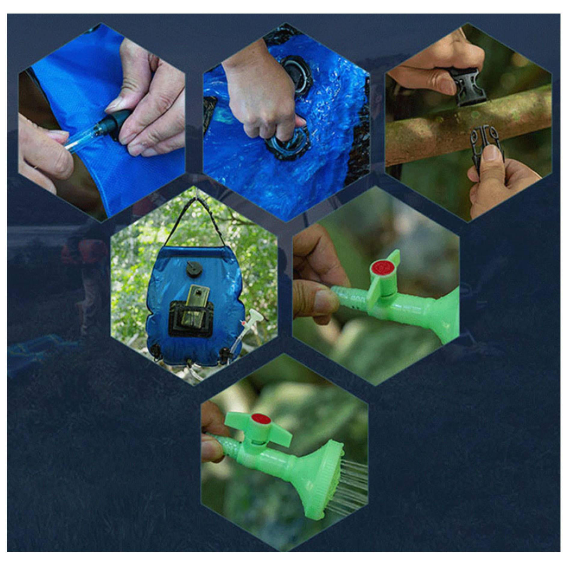 20L Outdoor Portable Shower Bag 3