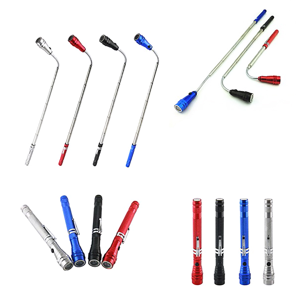 Telescopic Aluminum Flashlight With Magnet 2