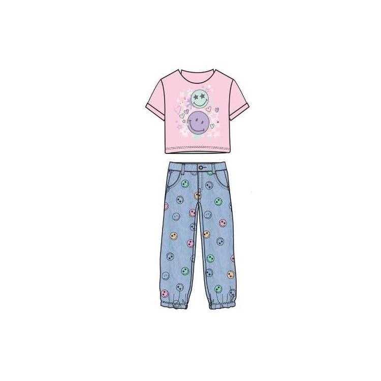 Girls Denim Sets - Assorted Sizes 72pcs 2