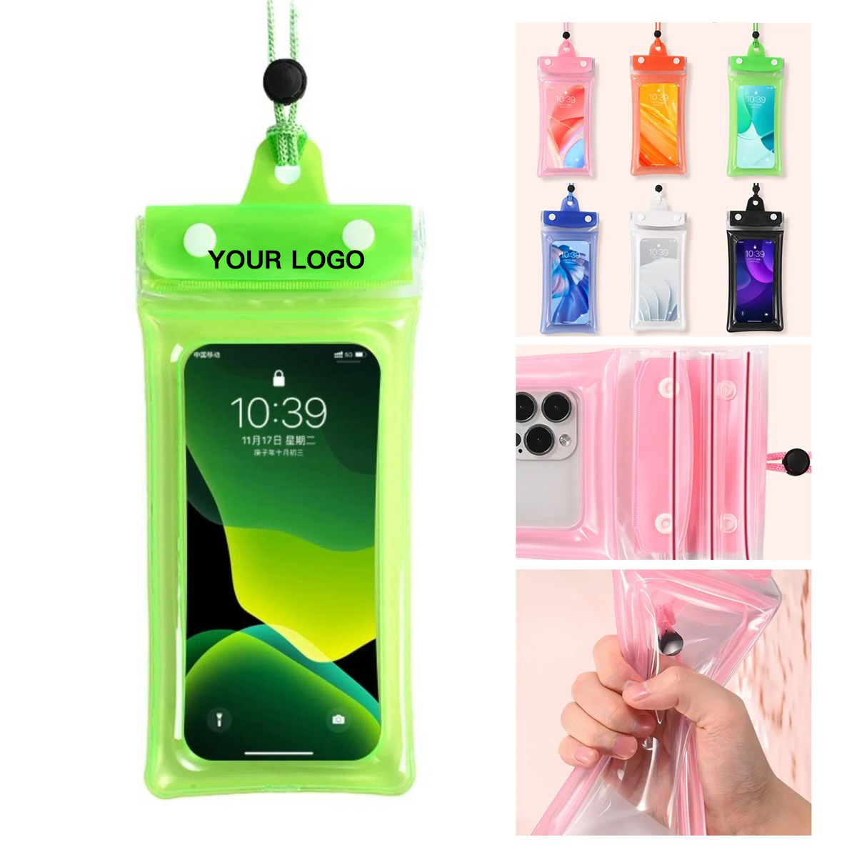 PVC Water Resistant Phone Carry Case 8