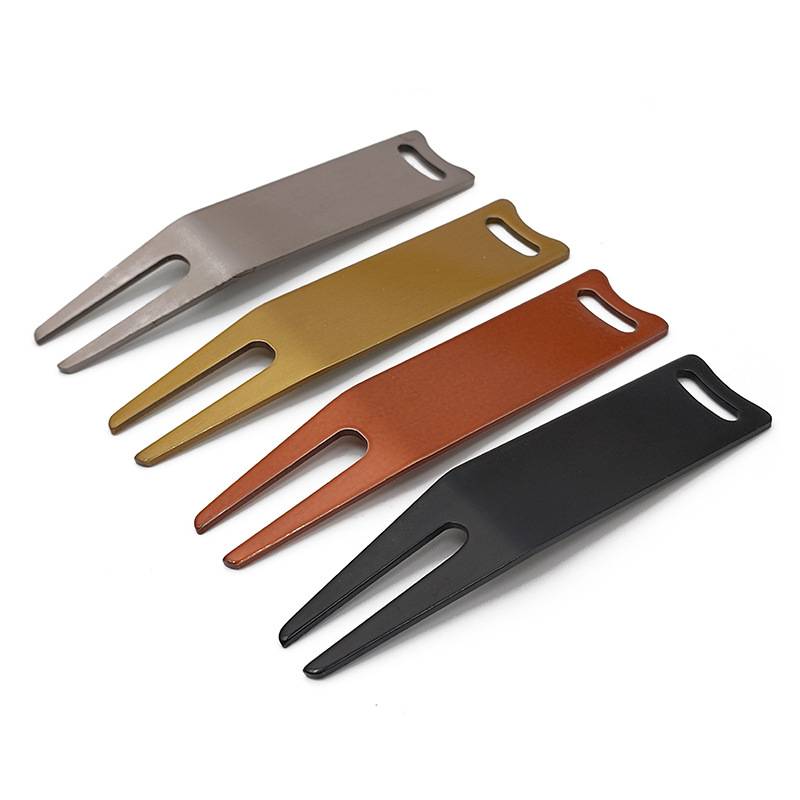 Metal golf green fork 3