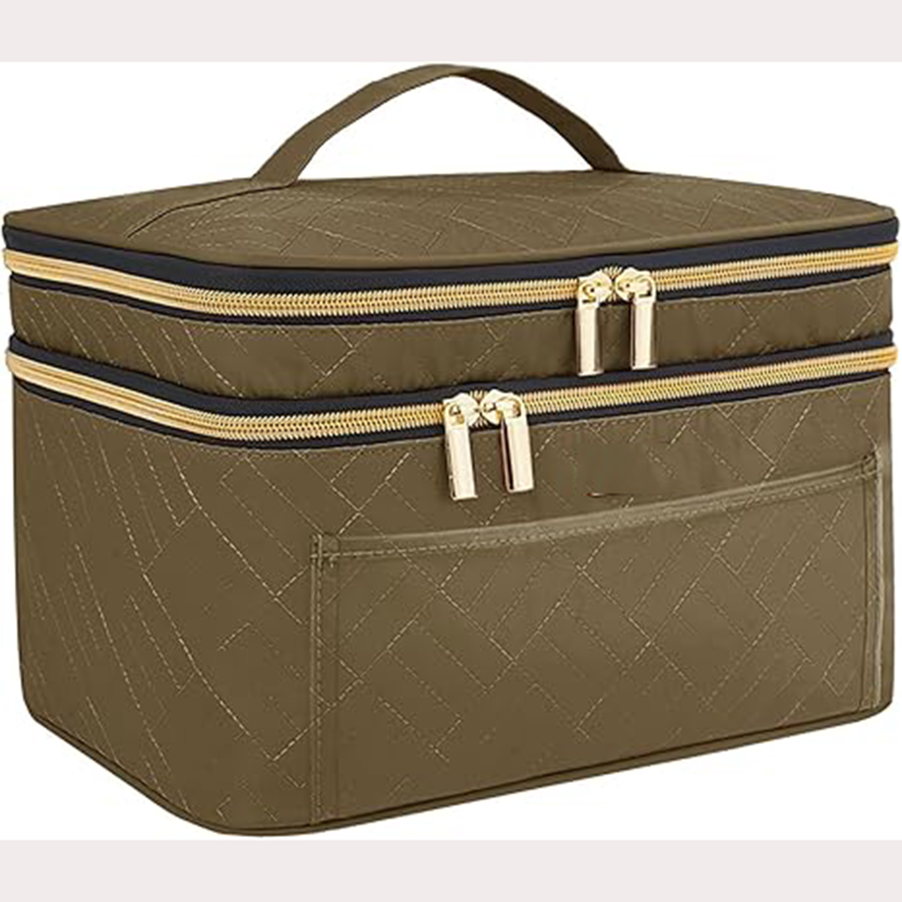 Double Layer Travel Makeup Bag Women 11