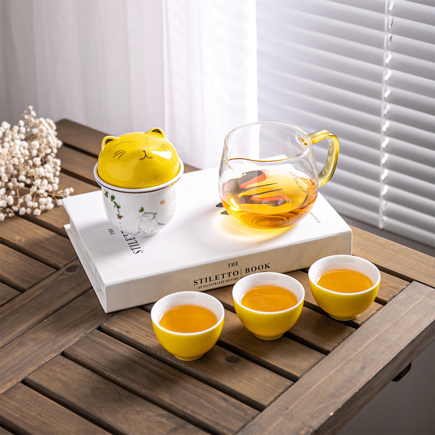 Ceramic Portable Travel Tea Set 2
