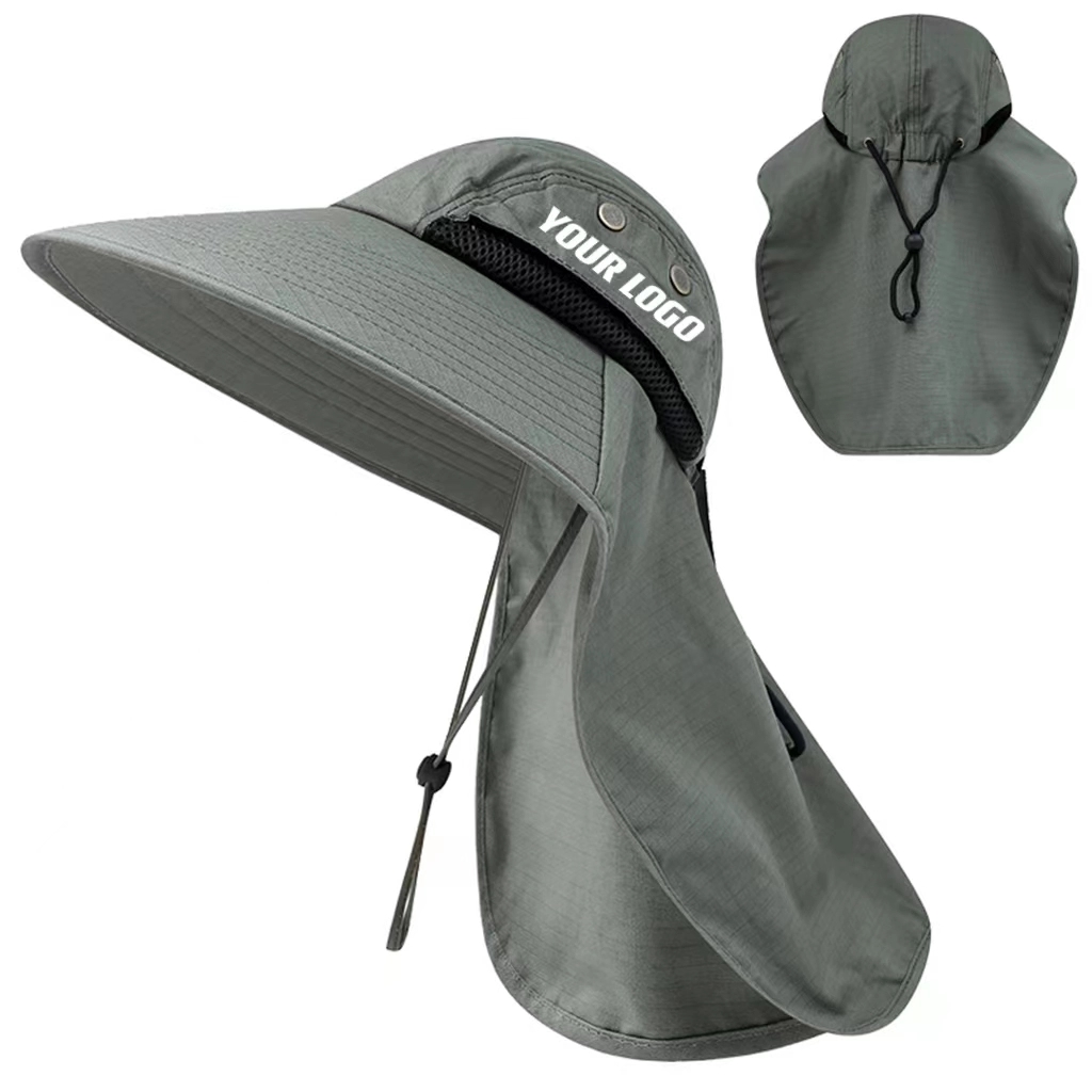 Protection Sun Caps With Large Neck Flap 6