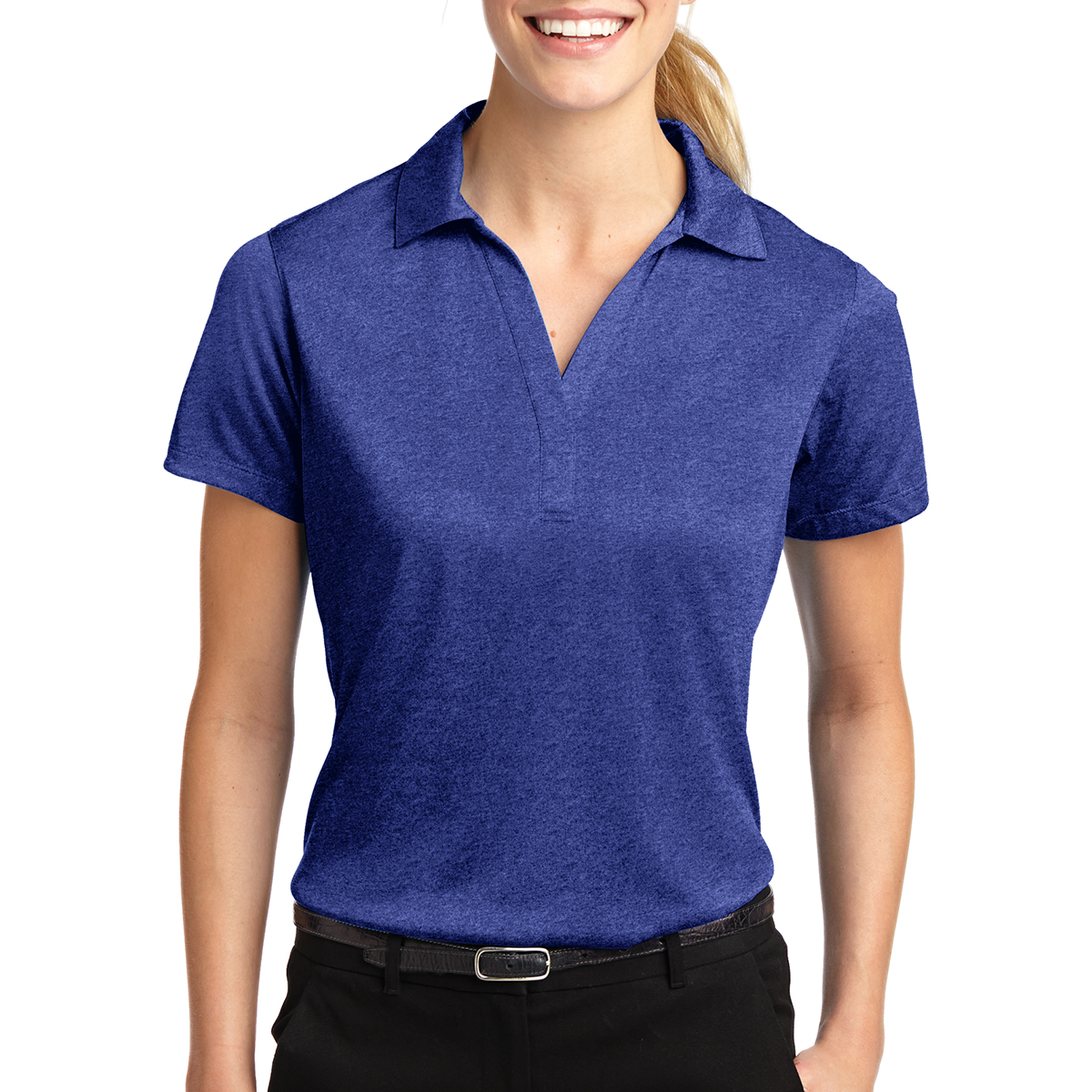 Sport-Tek® Ladies' Heather Contender™ Polo 17