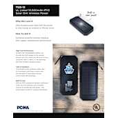 UL Listed 10000 IPX5 Solar 15W Wireless Power Ban 48