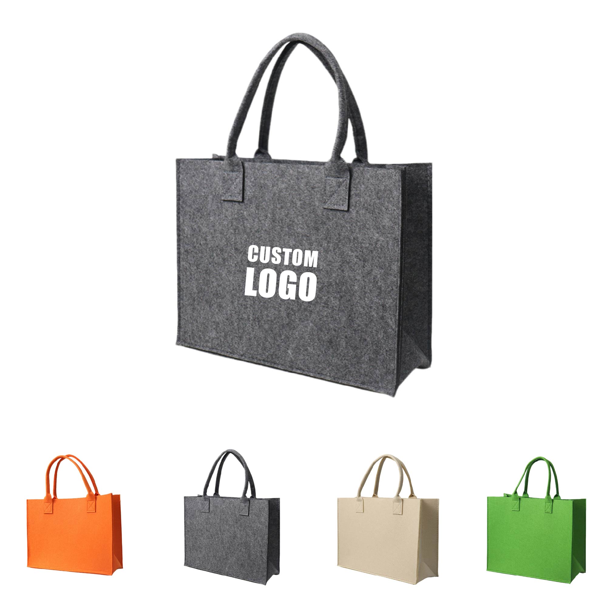 MOQ 10pcs Felt Shopping Bag 1