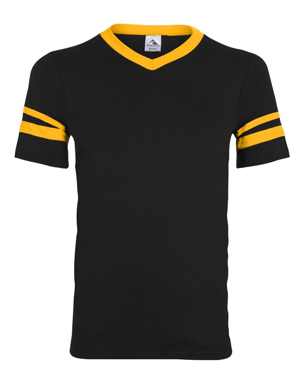 V-Neck Jersey with Striped Sleeves - 360 19
