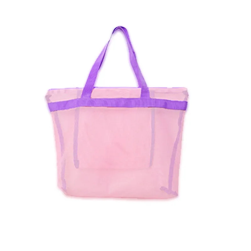 Beach Travel Bath Handheld Storage Mesh Bag 8