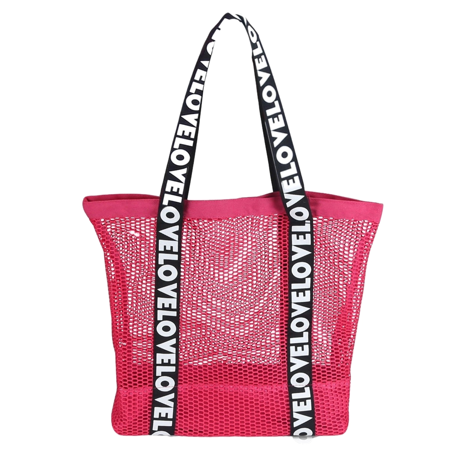 Mesh Beach Tote Bag, custom tote bag with logo imprint 3