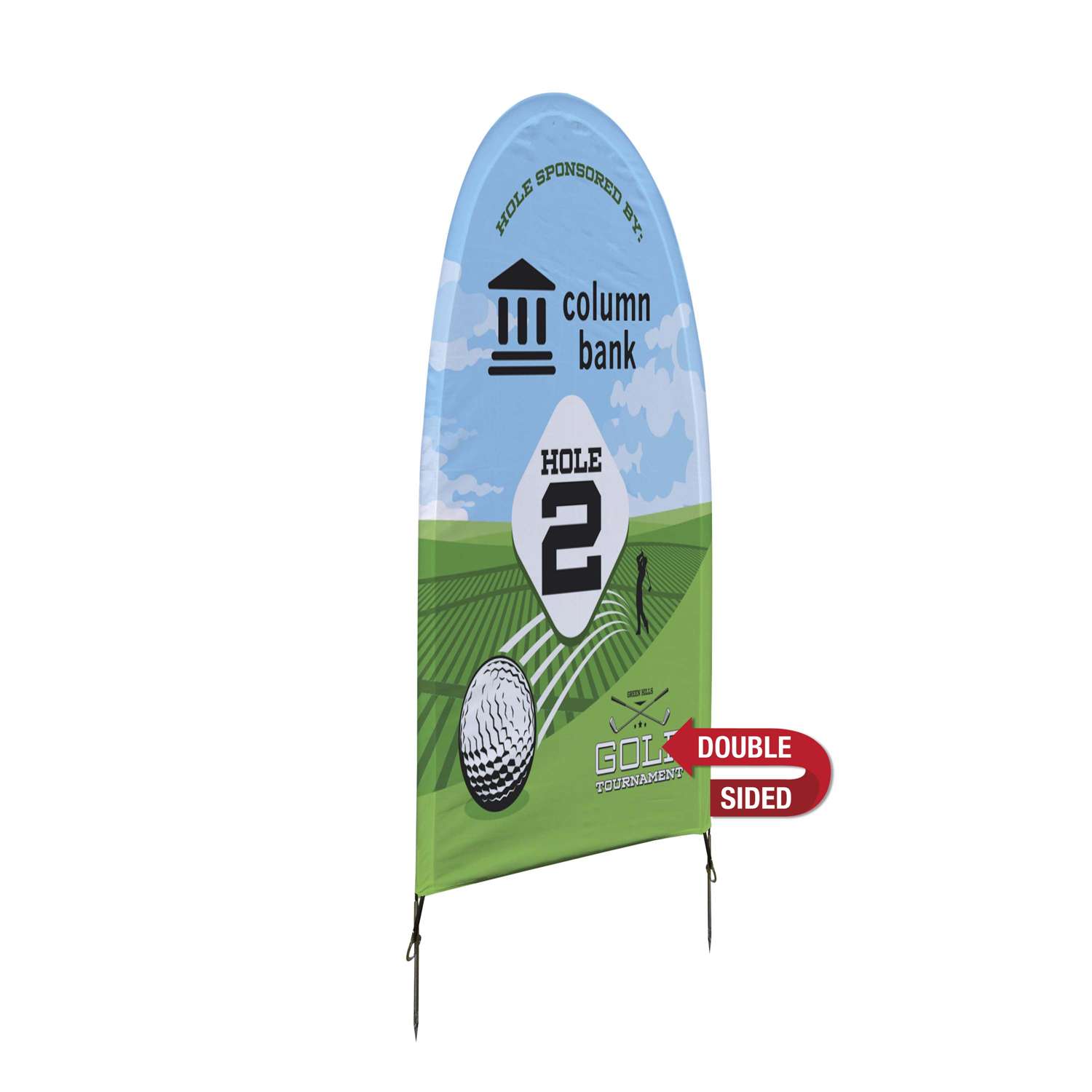 3' W X 5' H Sunrise Lawn Double-Sided Kit 2