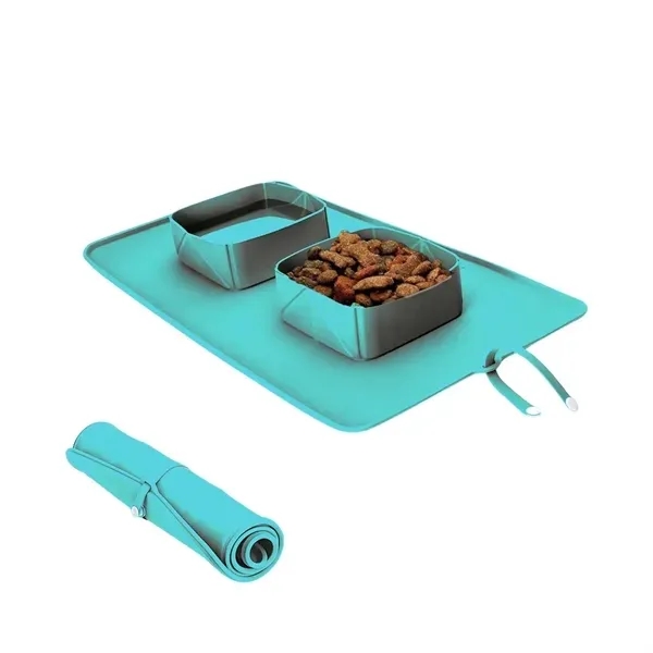 Silicone Folding Pet Bowl 1