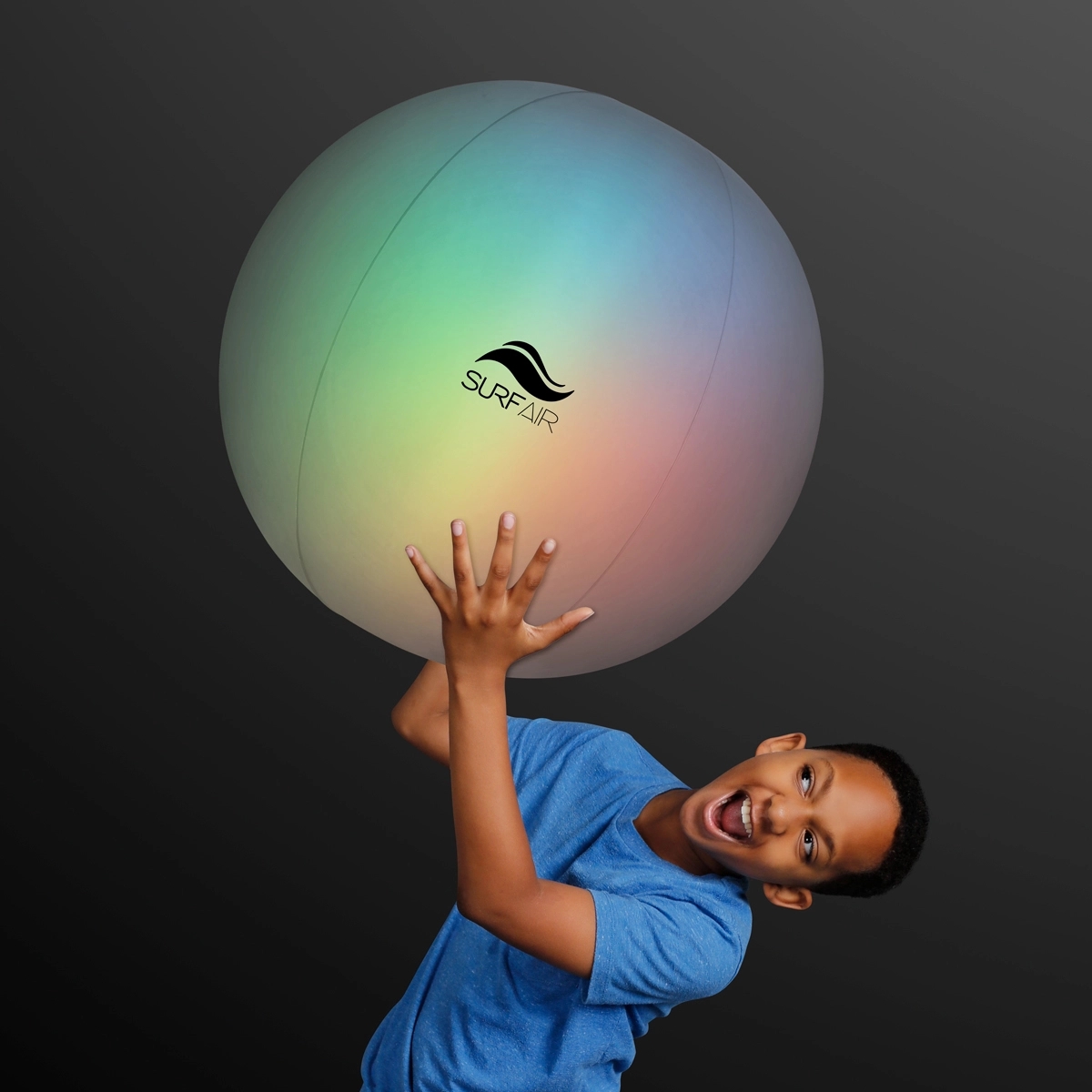 LED Jumbo Inflatable Glow Ball - 20" Diameter 1