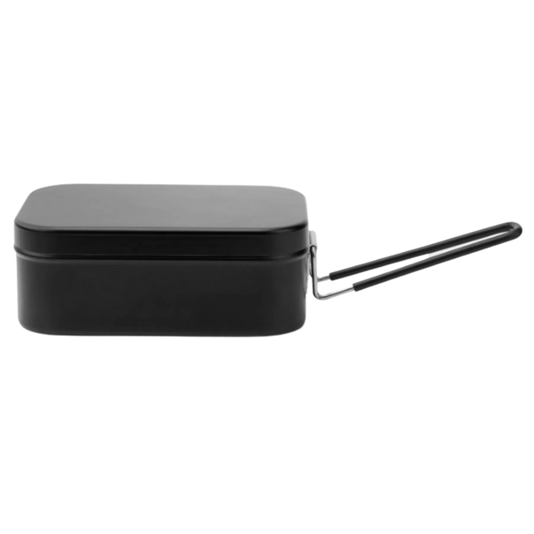 Stainless Steel Lunch Box W/ Foldable Handle 2