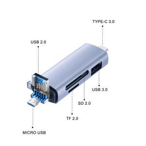 2 In 1 USB 3.0 and USB Type C Card Reader 13