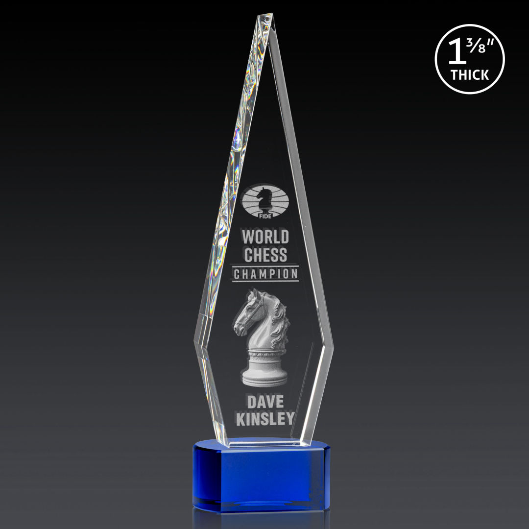 Springfield 3D Award on Paragon Base - Blue 10