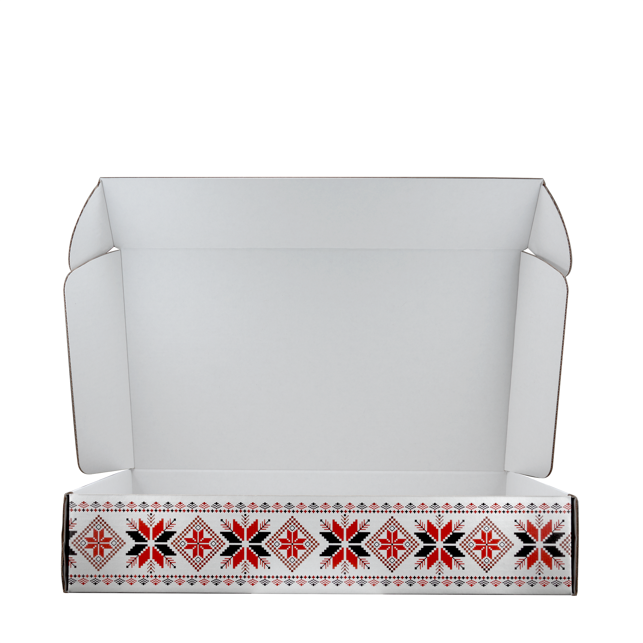 Mailing Box, B-Flute20" x 12" x 4" - White - F - 960 sq in 3