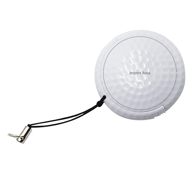 Golf Ball USB Flash Drive with Key Loop, 64MB 4