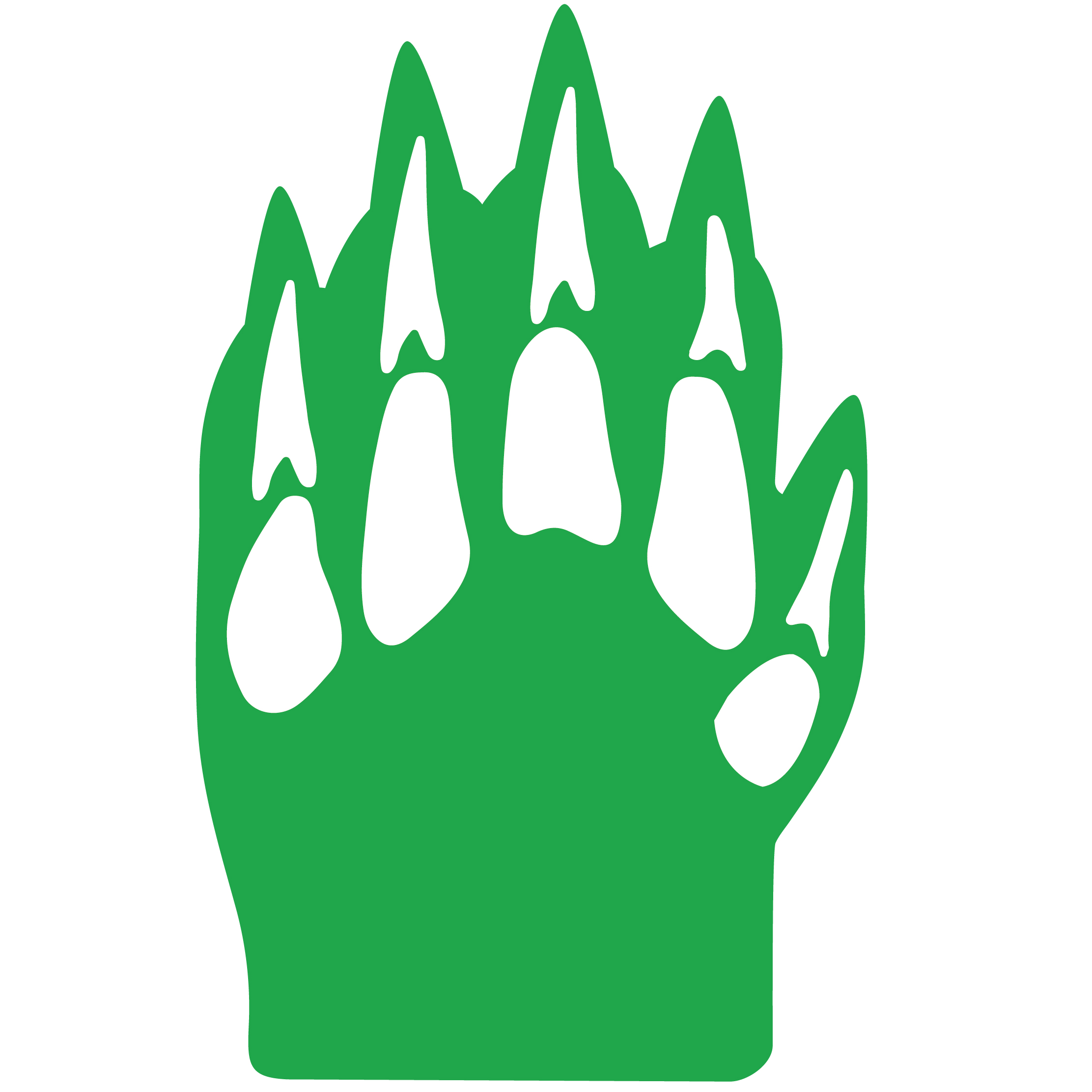 Foam Dinosaur Claw Mitt 21