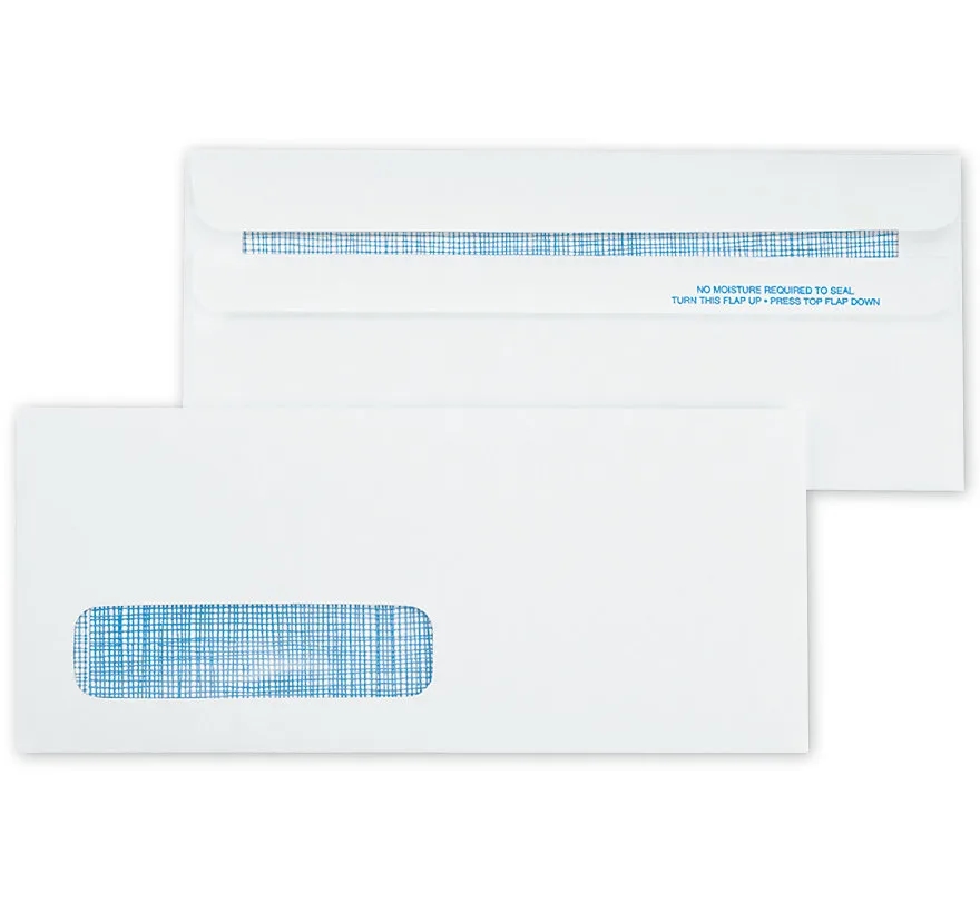 Envelopes, Single Window, Confidential, Self Seal 1