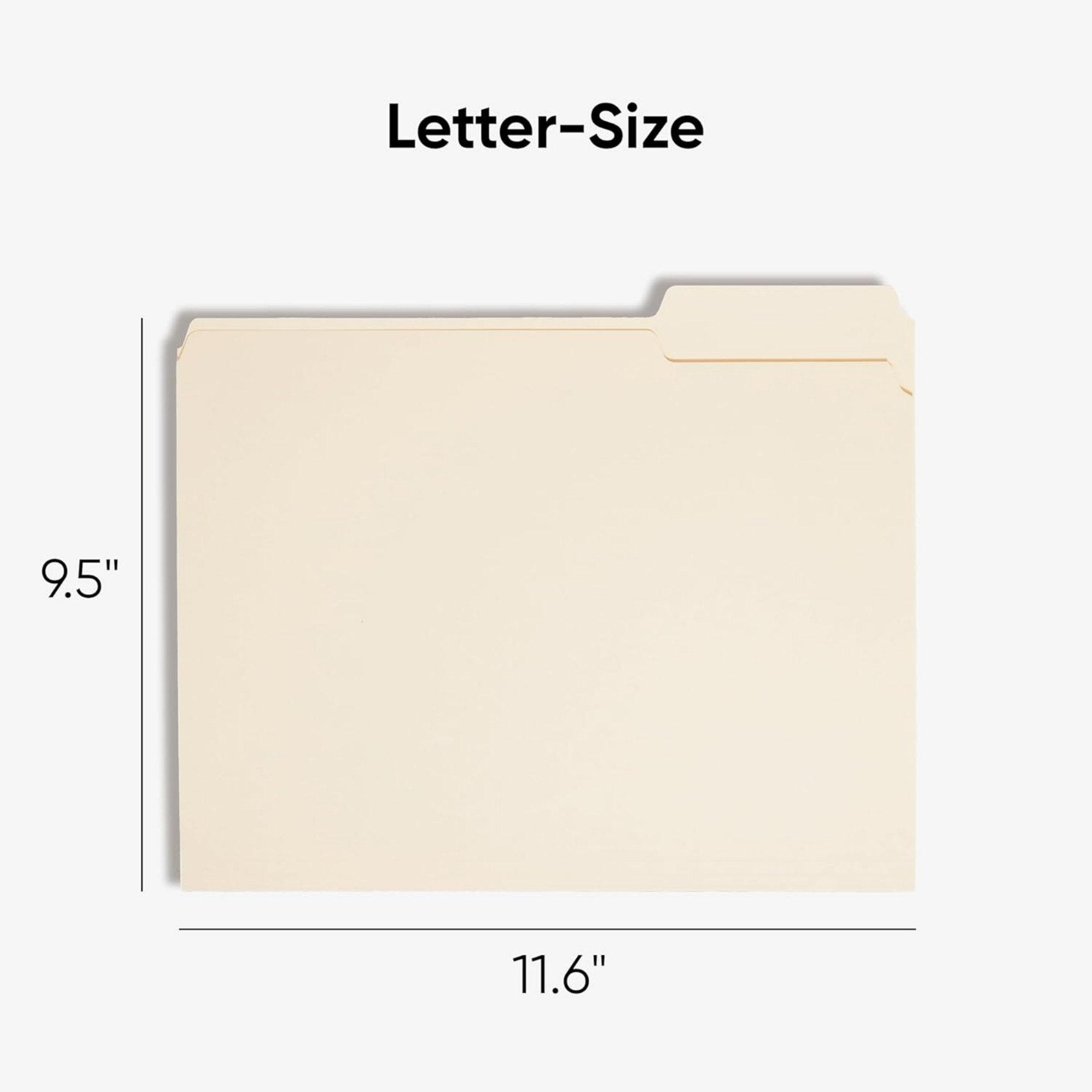 1/3-Cut Tab Letter Size File Folder 5