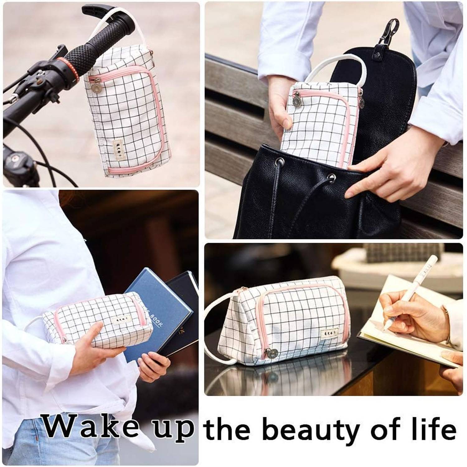 Polyester School Accessories Simple Pencil Bag 6