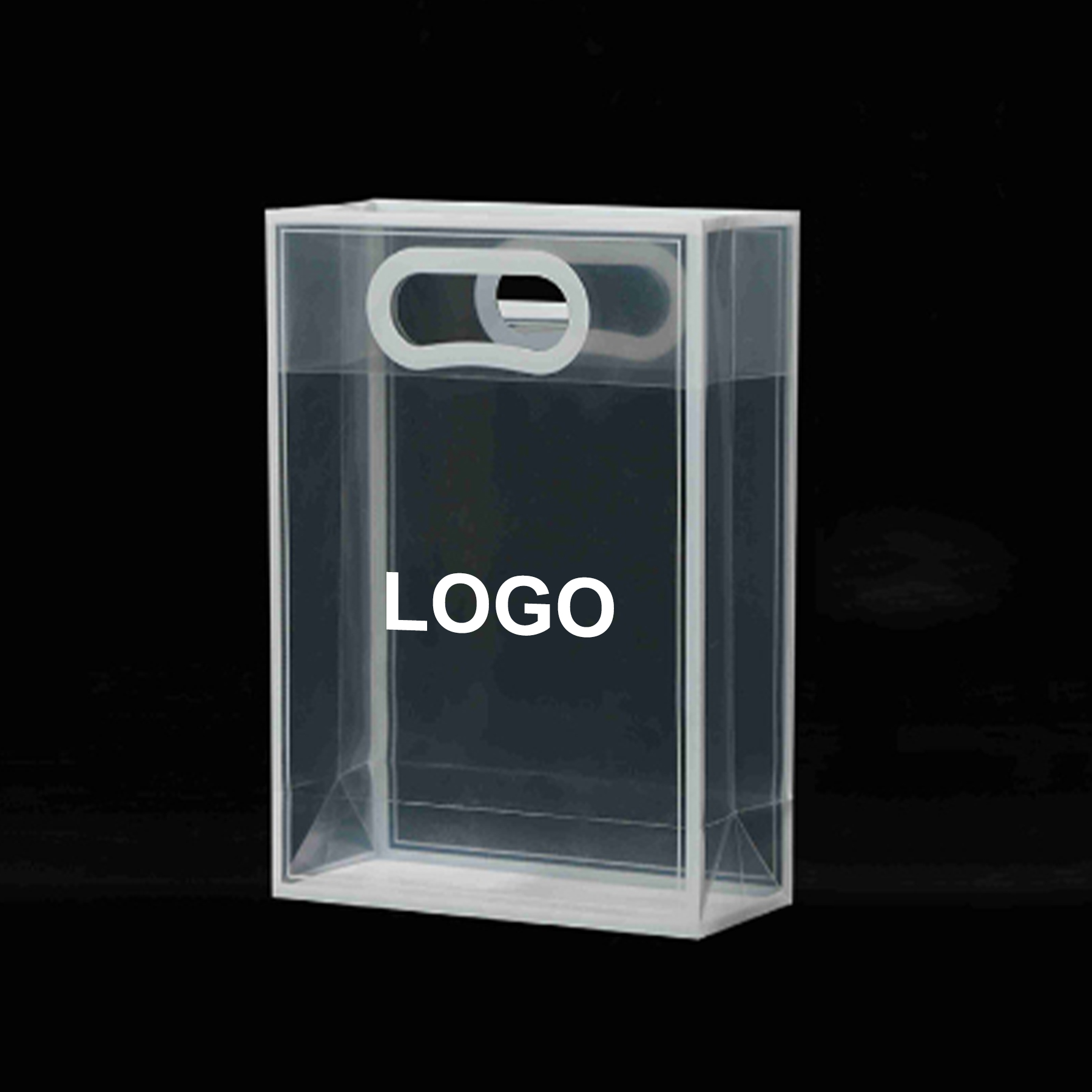 Clear Frosted Tote Bag 1