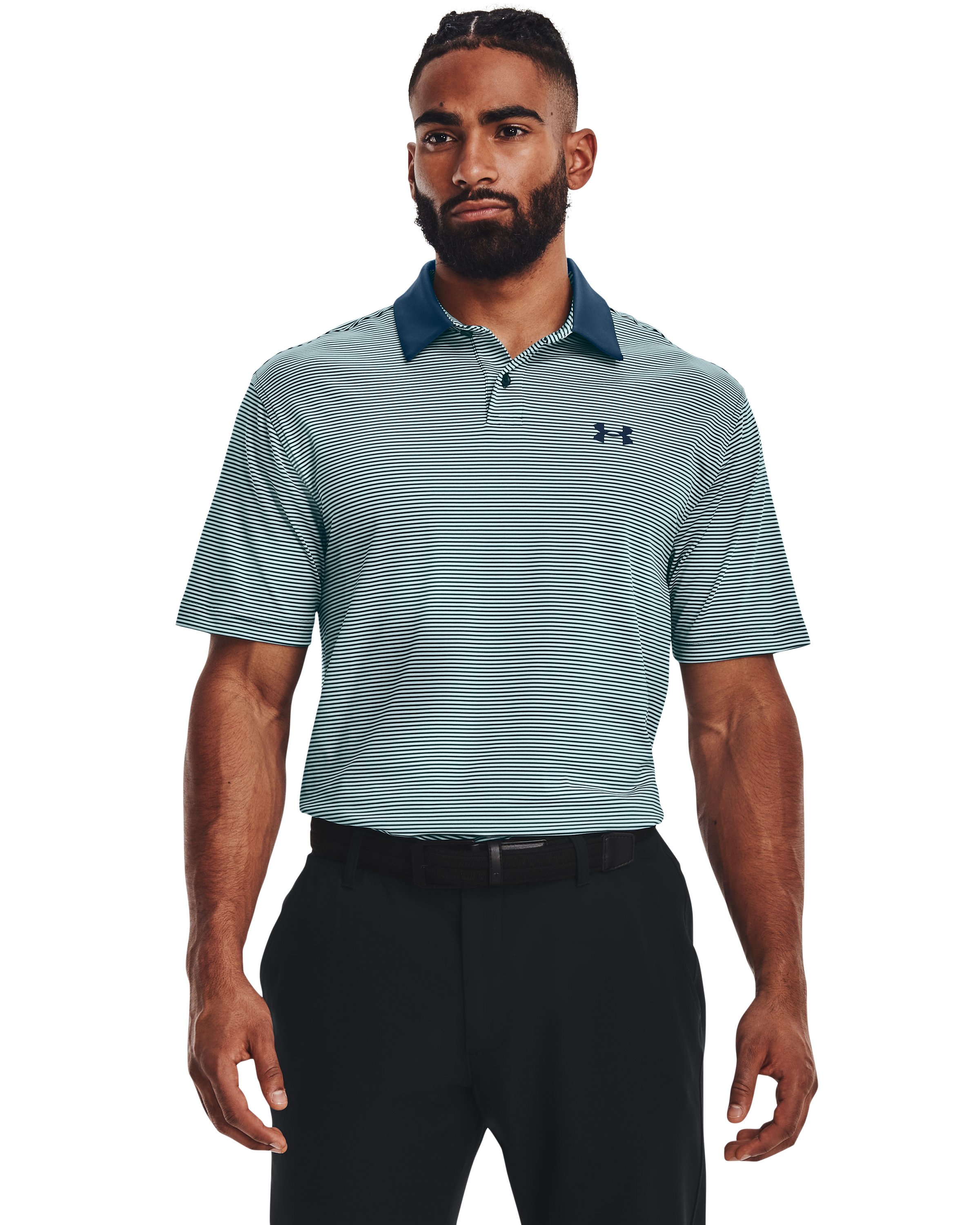UA Performance Stripe Men's Polo 10