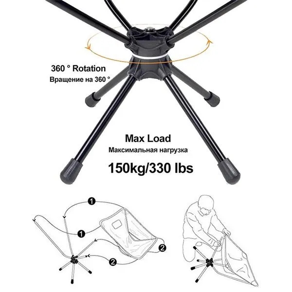 Foldable Lander - Portable Camping Chair 3