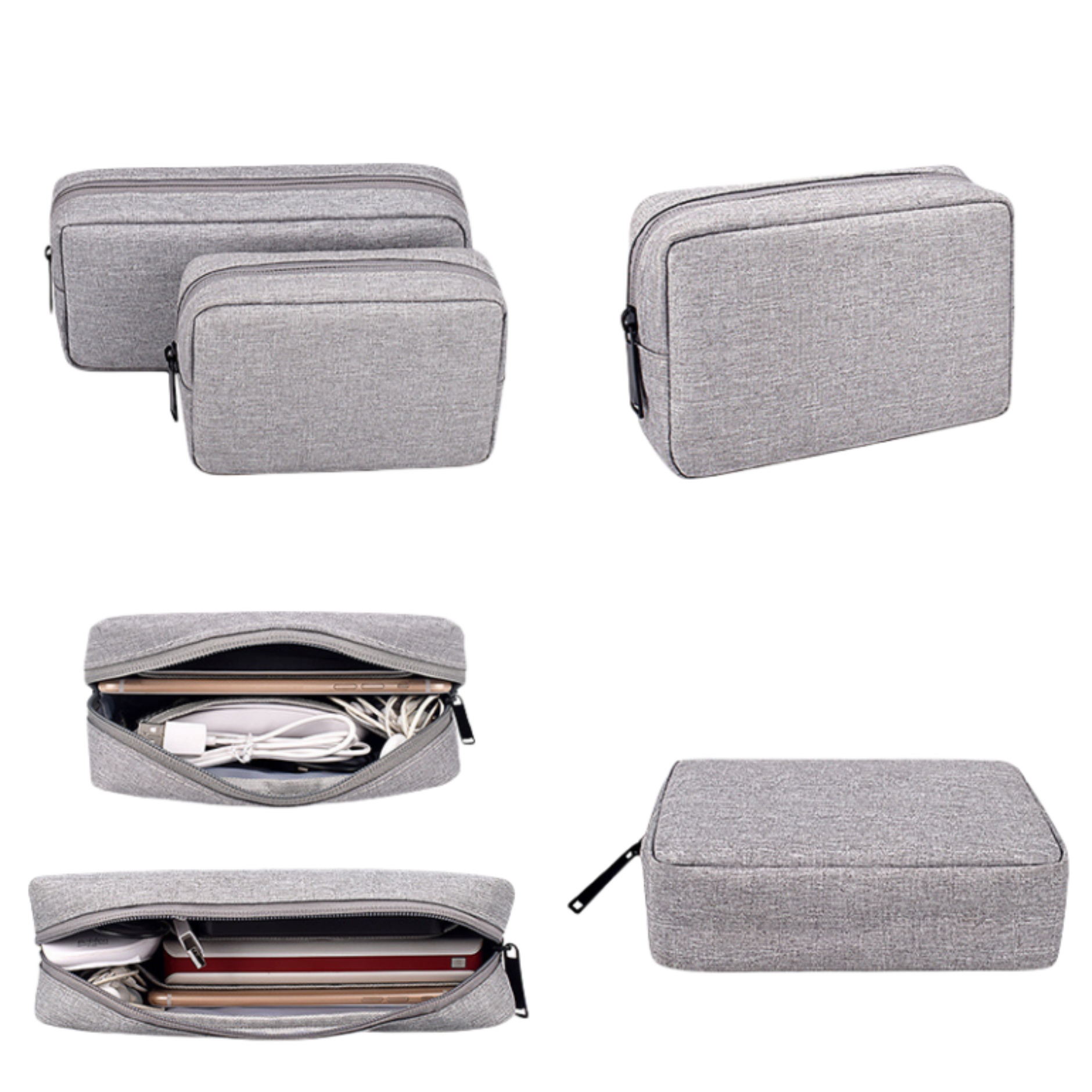 Large Portable Electronic Accessories Organizer Pouch Storage Bag 2