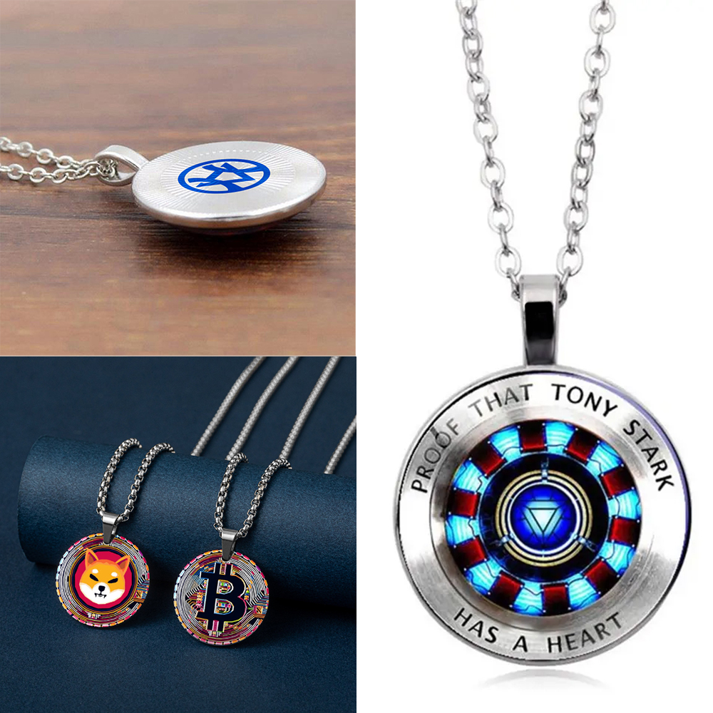 Glass Pendant Gift Jewelry Necklace 3