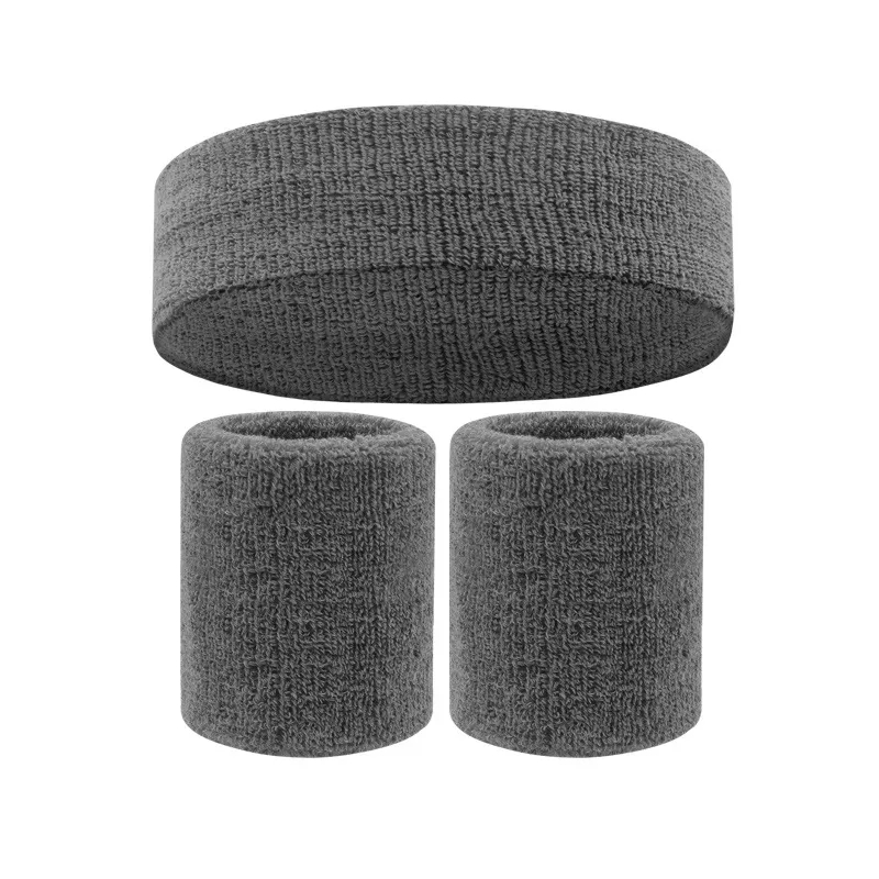 Sweatband Sports Headband Wristband Set 20