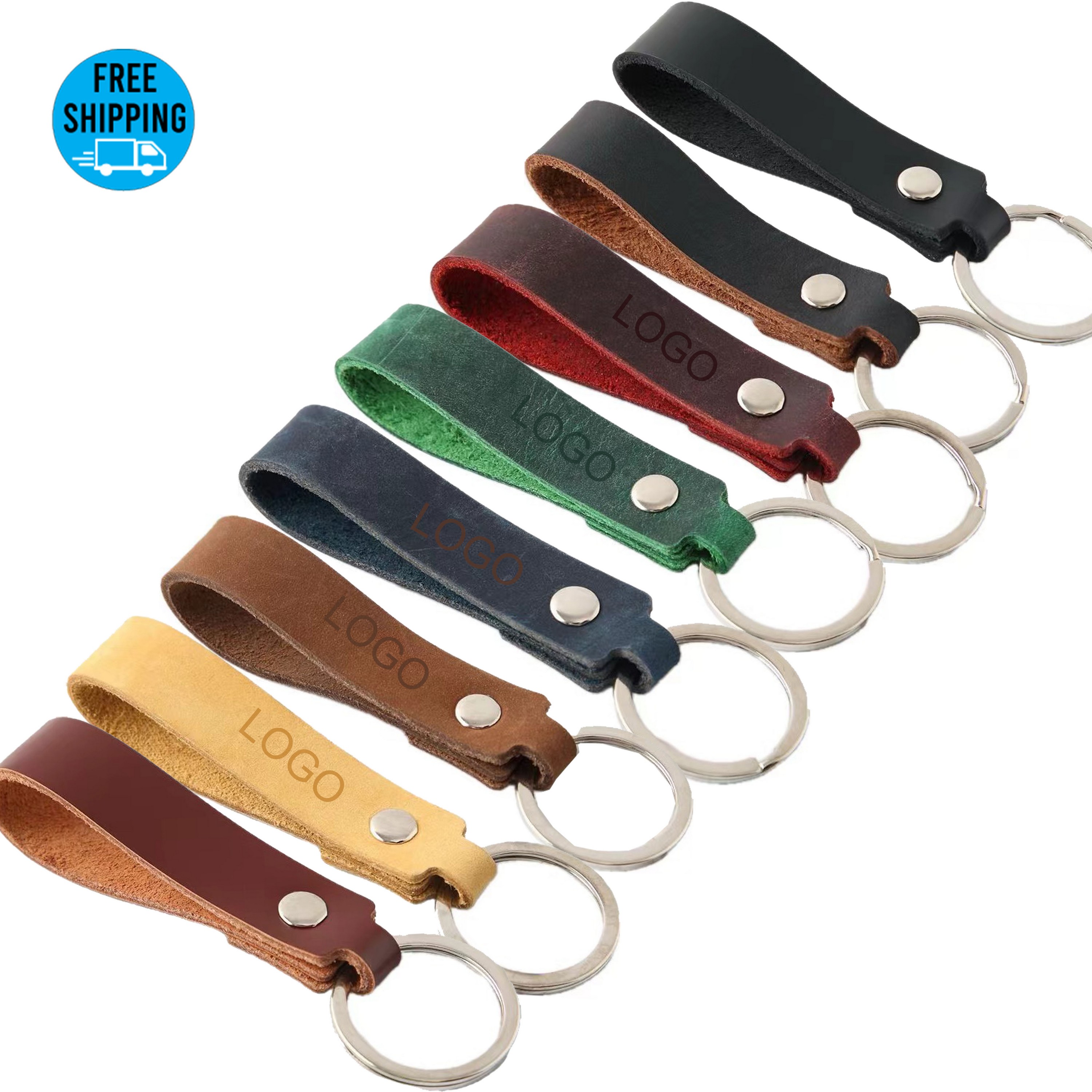 High Qulaity Genuine Leather Keychain 5