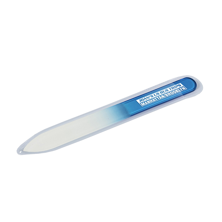 "Nailed It" Tempered Glass Nail File in Clear Sleeve 4