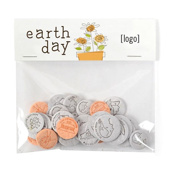 Earth Day Seed Coin Cello Pack