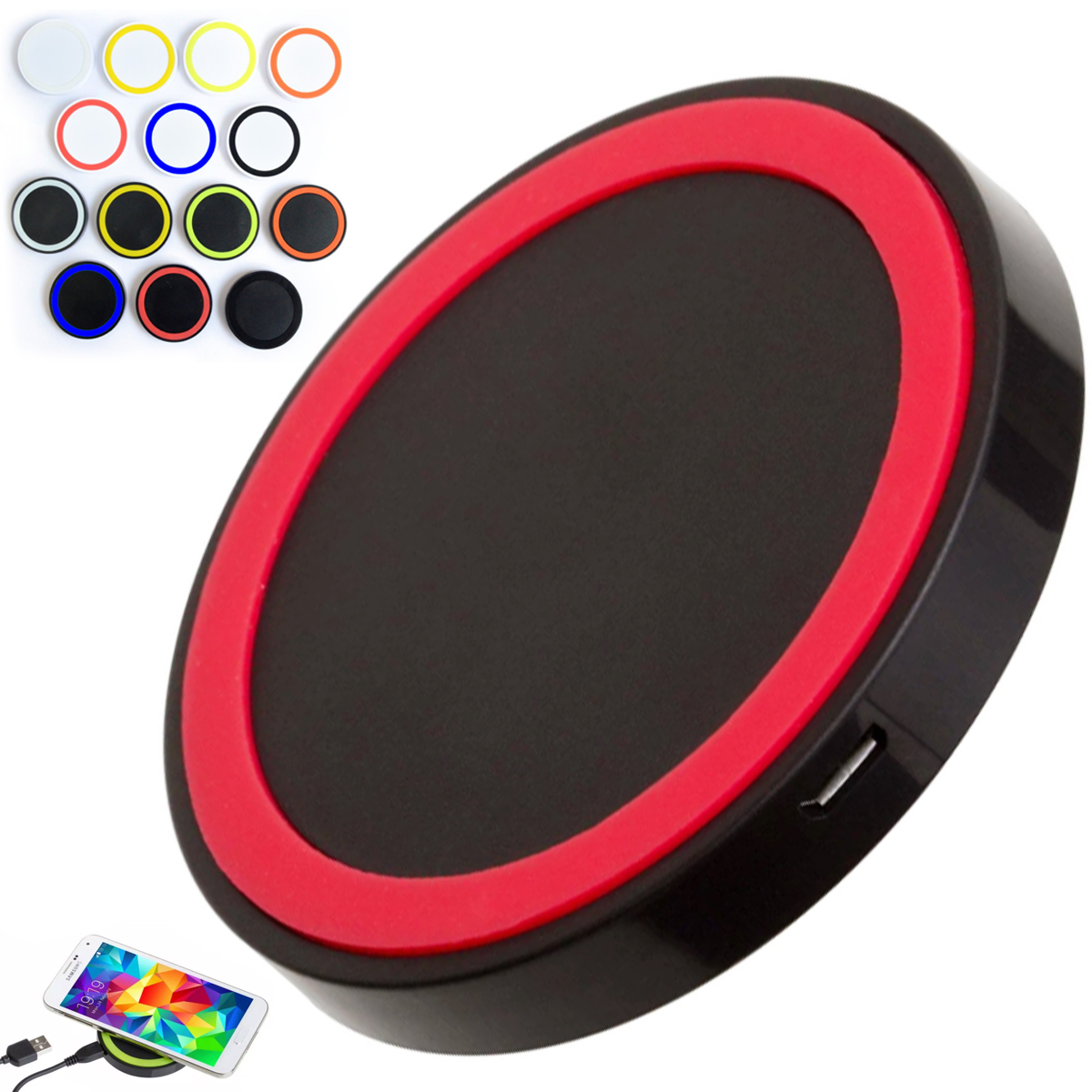Q5 Qi Wireless Phone Charger Pad for Smartphones 8