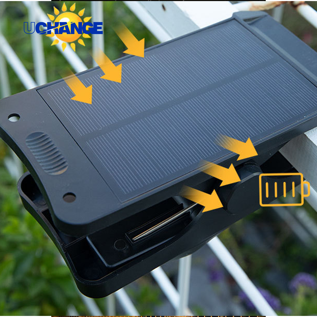 Solar Clip-On LED Security Light with Motion Sensor 2