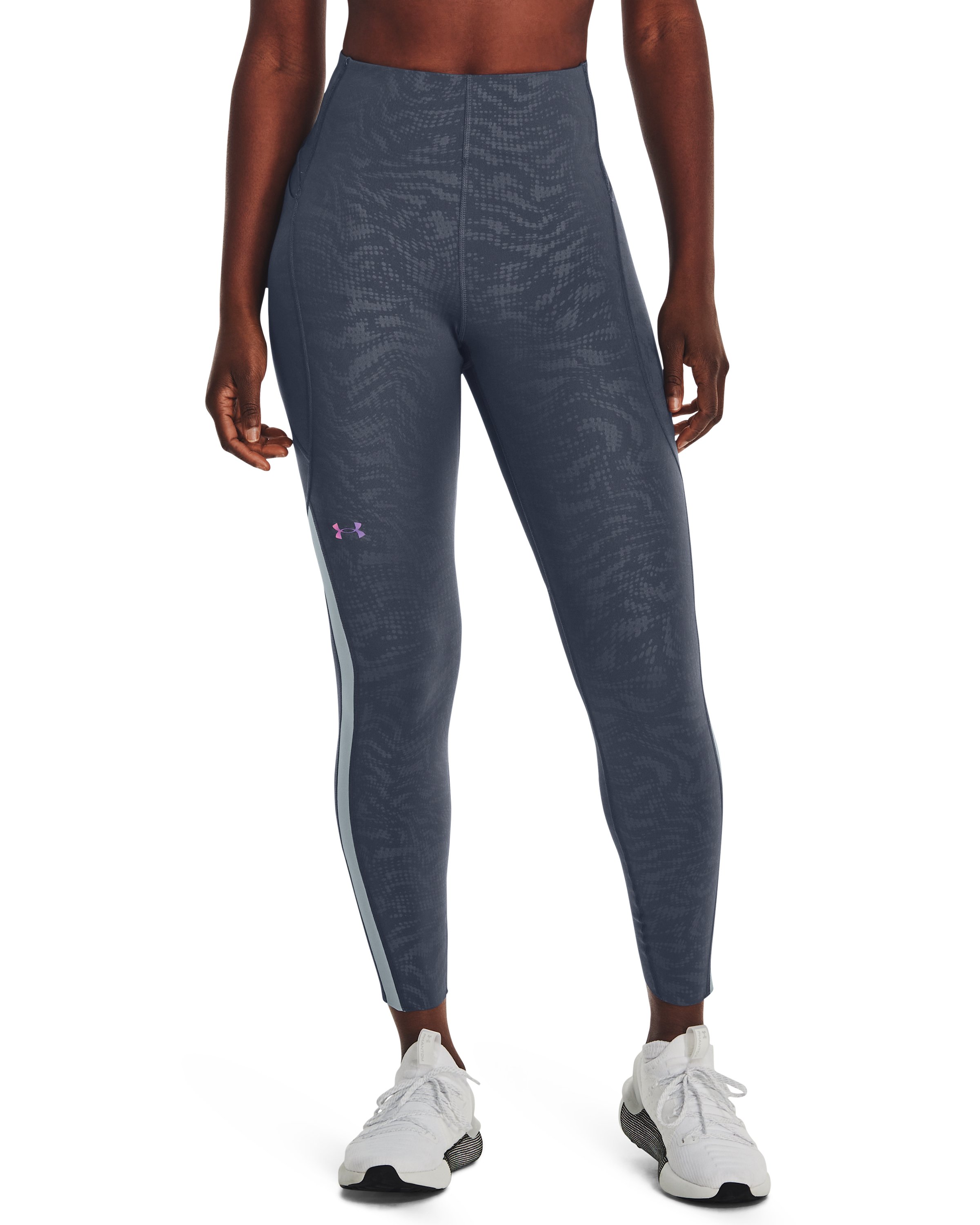 Women's UA RUSH Emboss Perf Leggings 3