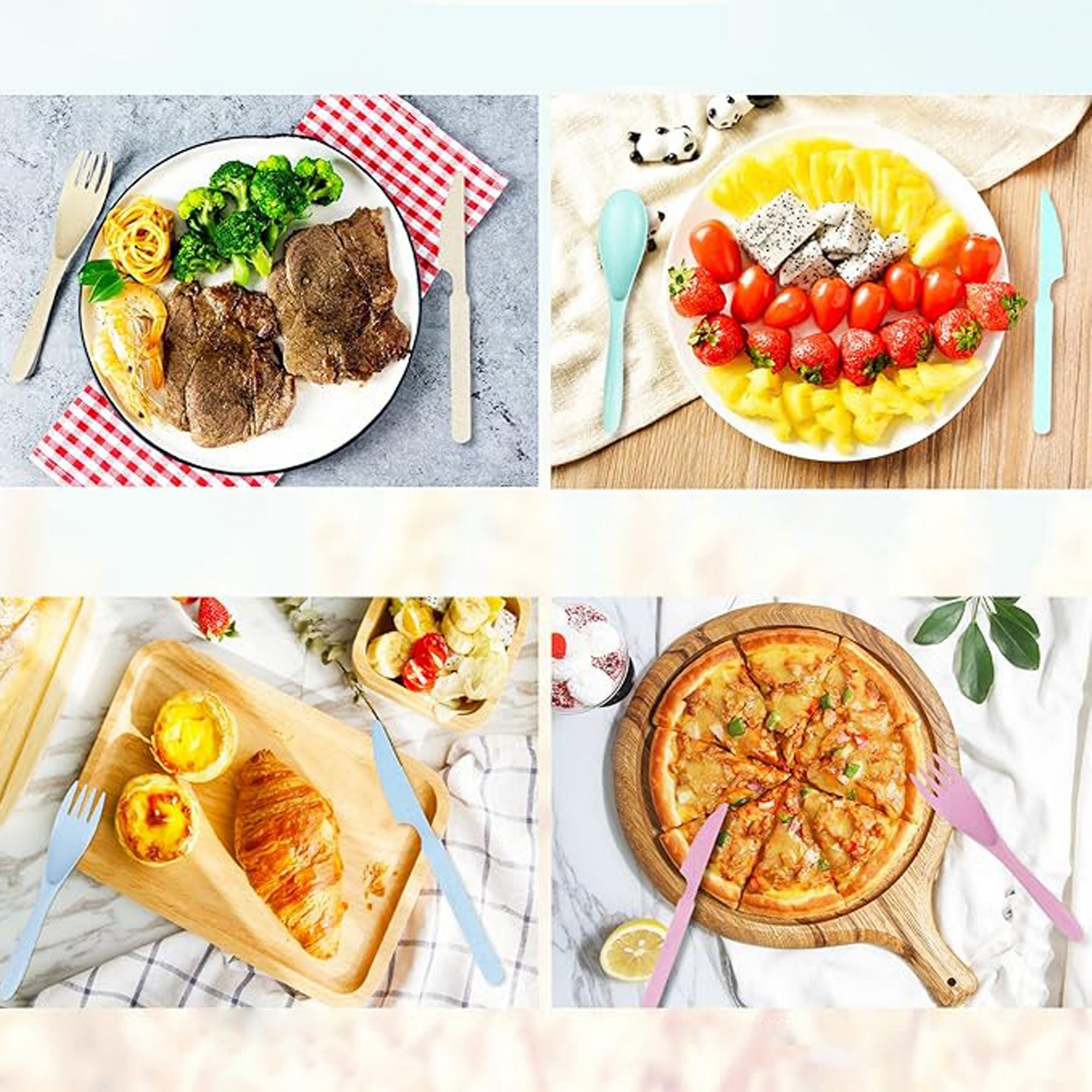 Wheat Straw Cutlery Set 4