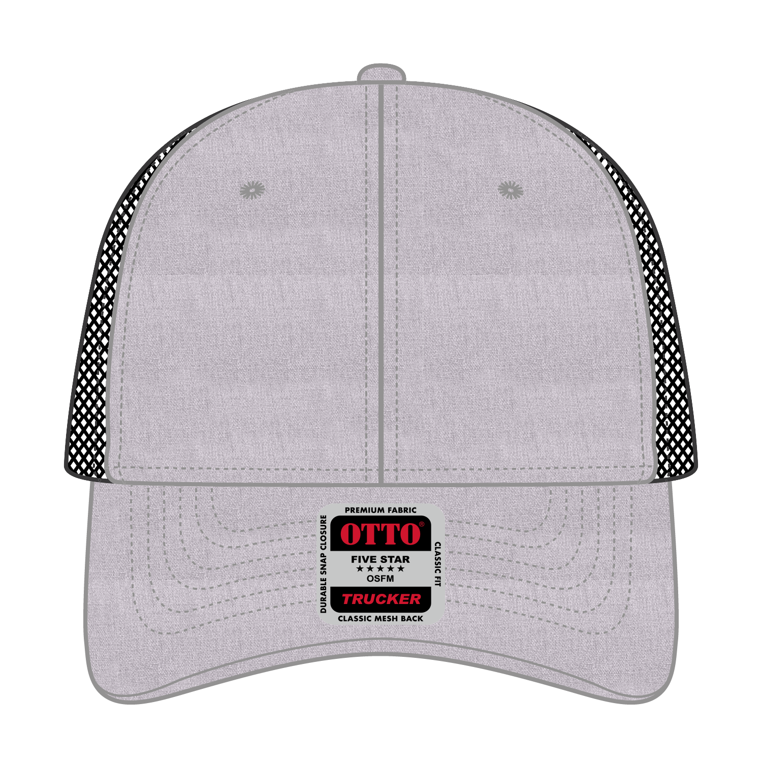 OTTO CAP® 6 Panel Low Profile Mesh Back Trucker Hat 36