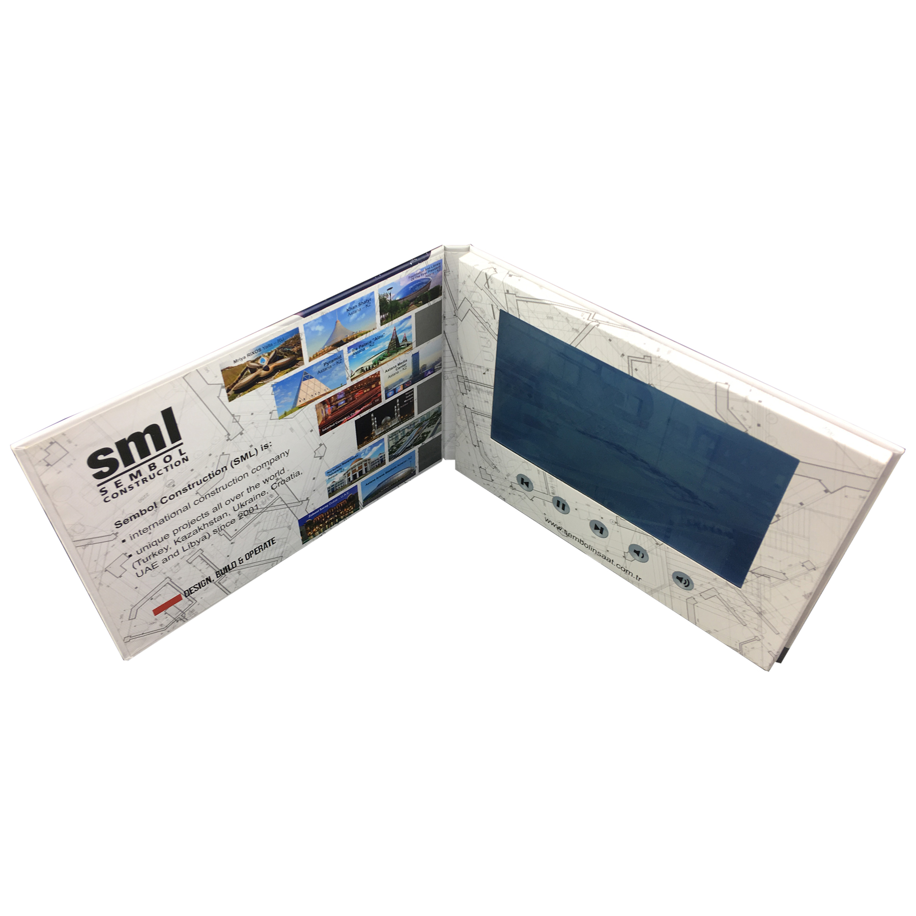 VidU 7.0" HD High-Definition Video Mailer And Brochure With Full Color Printing 4