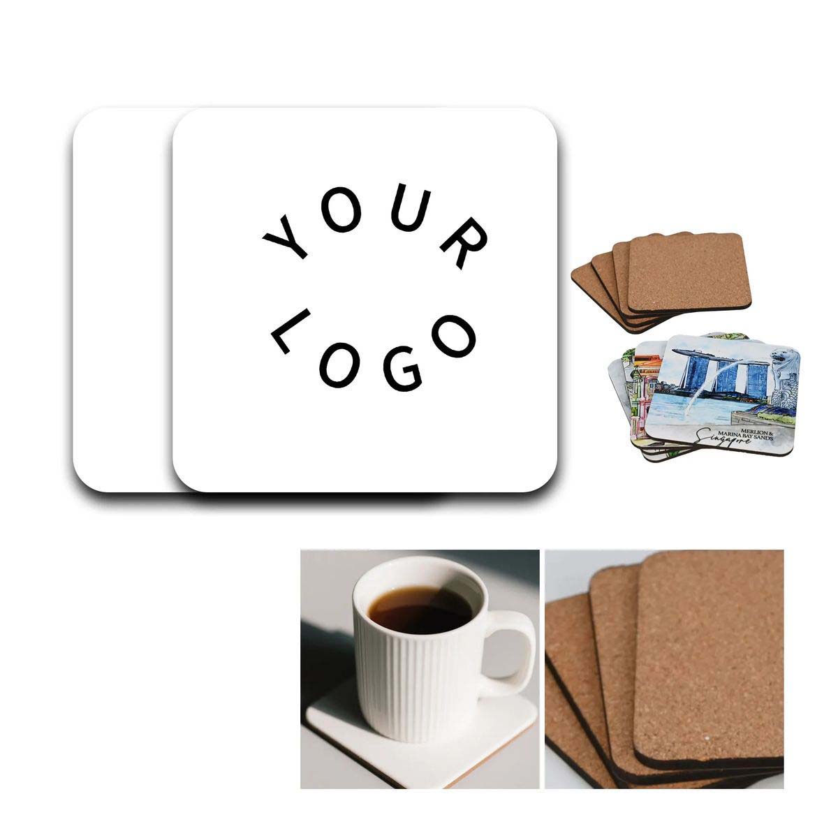 Square Cork Drink Coaster for Protecting Furniture 4