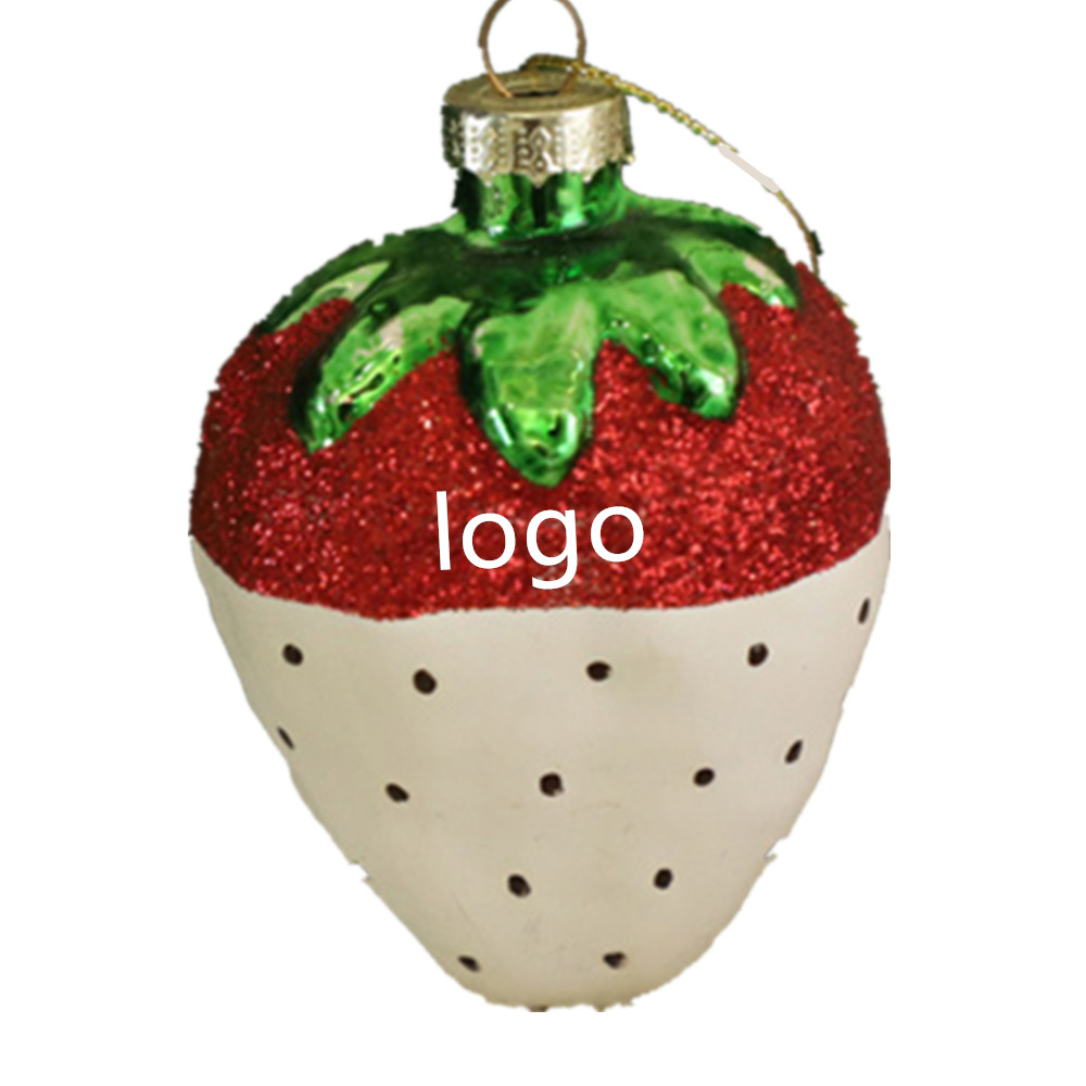 Strawberry Shape Christmas Ornaments 2