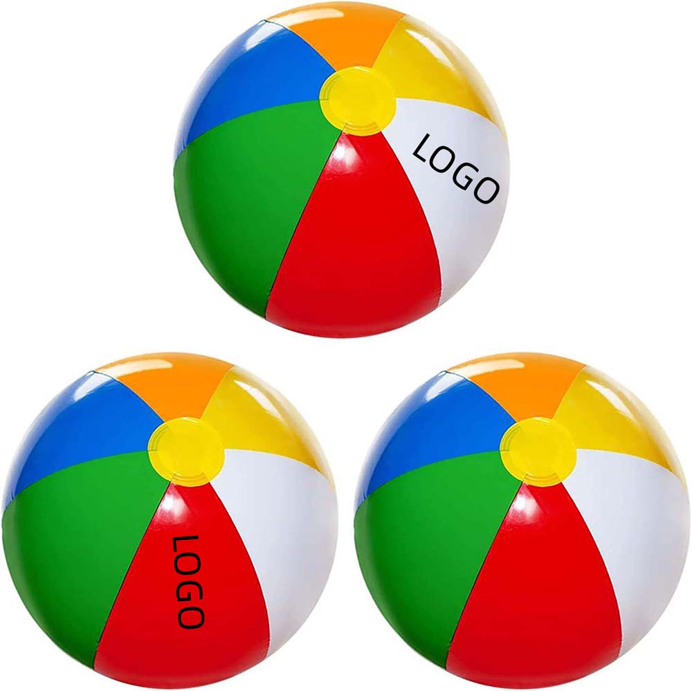 12" Outdoor 6 Color Beach Ball 3