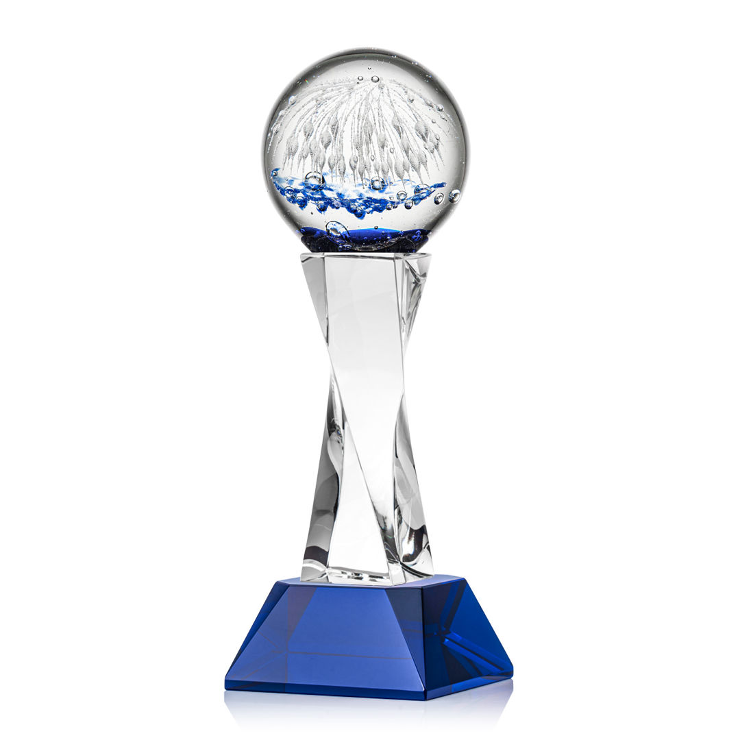 Starburst Award on Langport Base - Blue 3